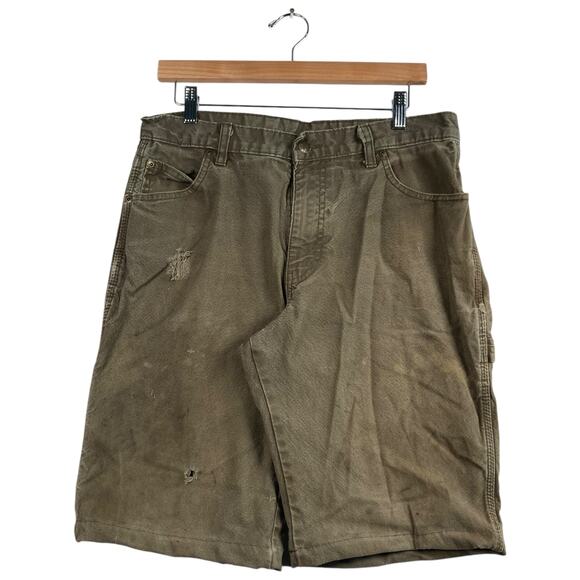 Vintage Dickies Distressed Carpenter Shorts 32 - Picture 1 of 7